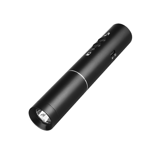 高分貝電子口哨-黑 哨音+照明  USB充電 電子哨