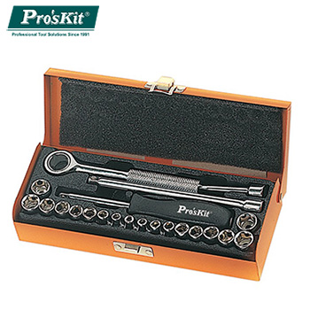 【ProsKit 寶工】棘輪扳手套筒起子組(23件組) 8PK-SD016