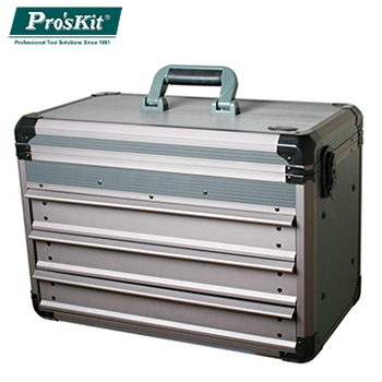 【ProsKit 寶工】深灰重型鋁質工具箱(三抽屜) TC-755