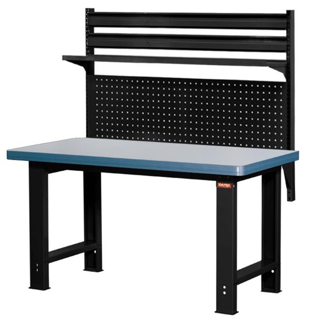 【SHUTER 樹德】重型工作桌 1500mm寬(鐵灰) WH5M+W21
